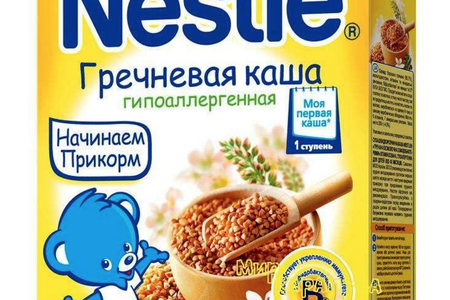 Безмолочная гречневая каша Nestle